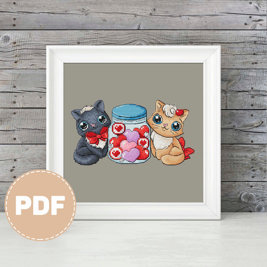 Jar of Sweets - PDF Cross Stitch Pattern