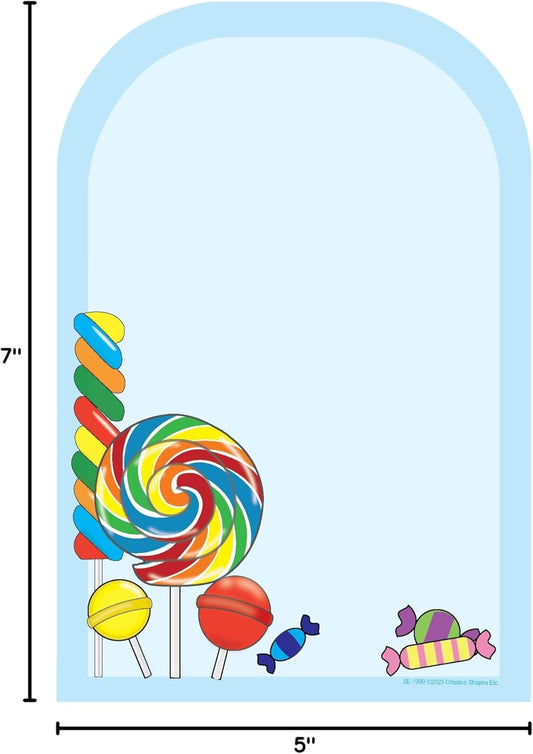 SHAPES ETC. Large Cardstock Accents - Candy