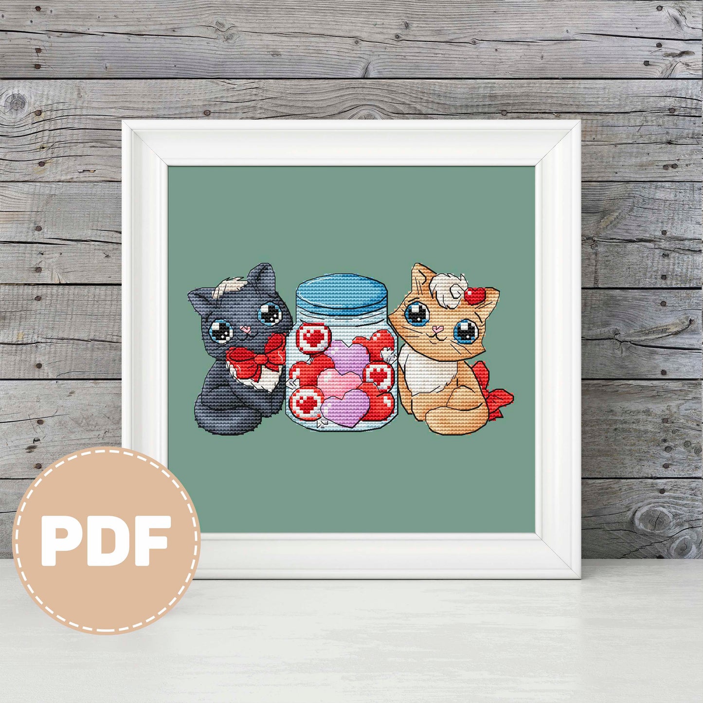 Jar of Sweets - PDF Cross Stitch Pattern
