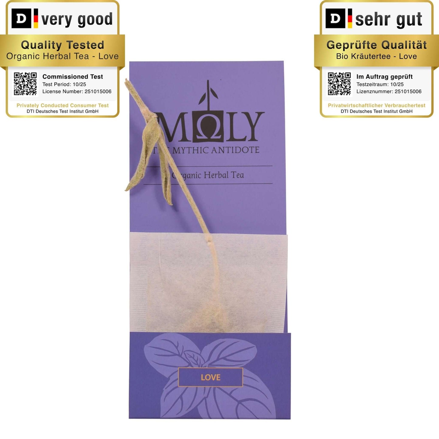 Love Bio – Aromatische Bio-Kräuterteemischung | MOLY
