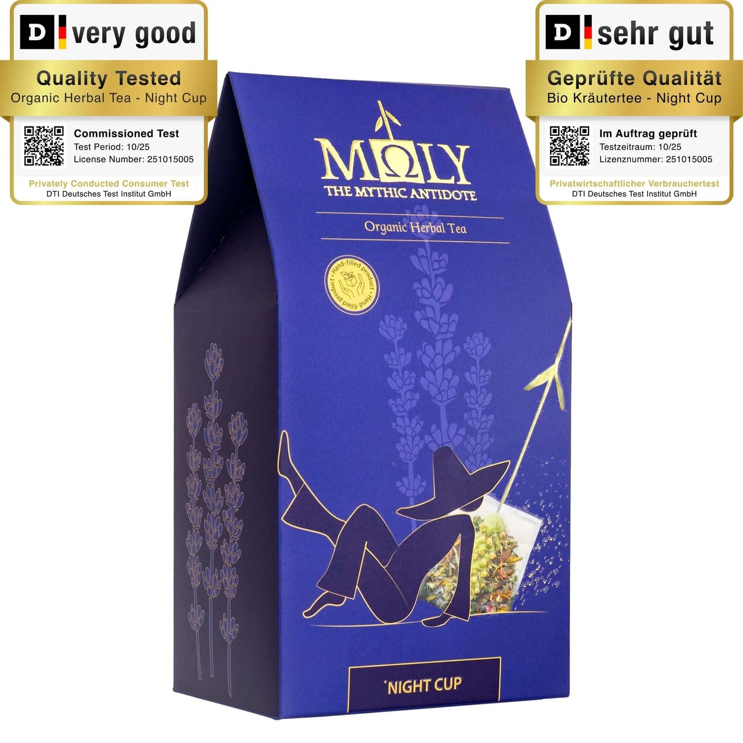 Night Cup Bio – Aromatische Bio-Kräuterteemischung | MOLY