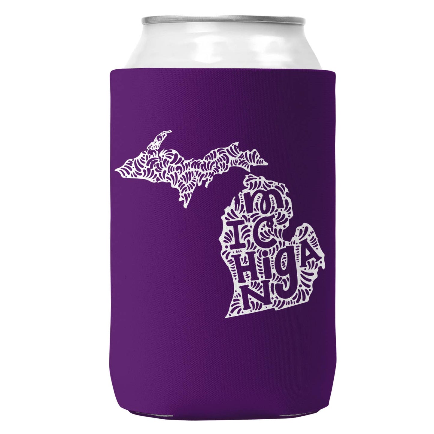 Michigan Can Coozie Cooler for 12oz Cans | State Koozie