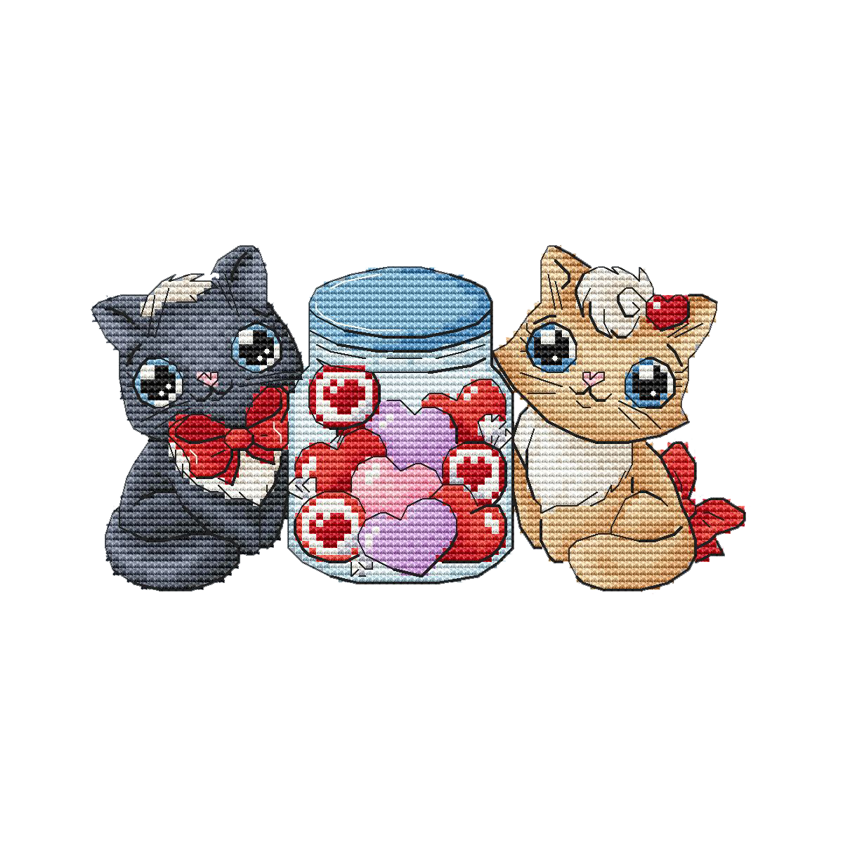 Jar of Sweets - PDF Cross Stitch Pattern