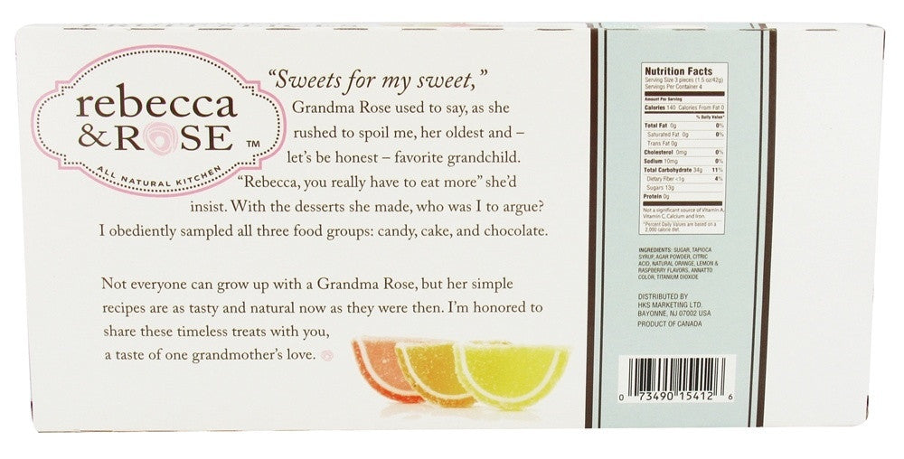 REB ROSE JELLY SLICES ( 12 X 6 OZ   )