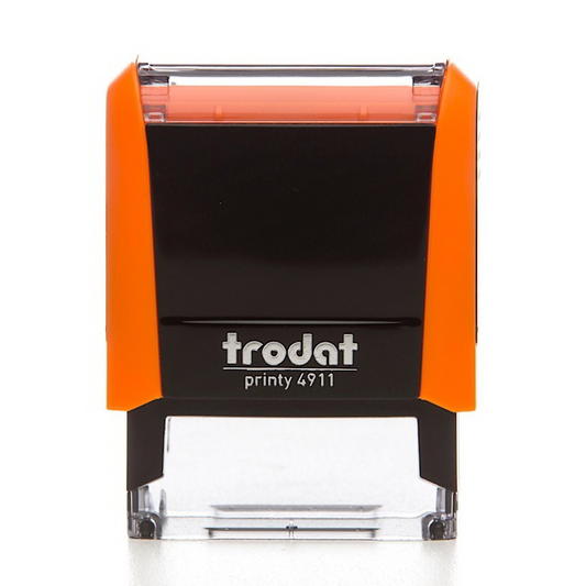 Trodat 4911 Printy 4.0 Szövegbélyegző - Neon narancs (4911/NEONN)