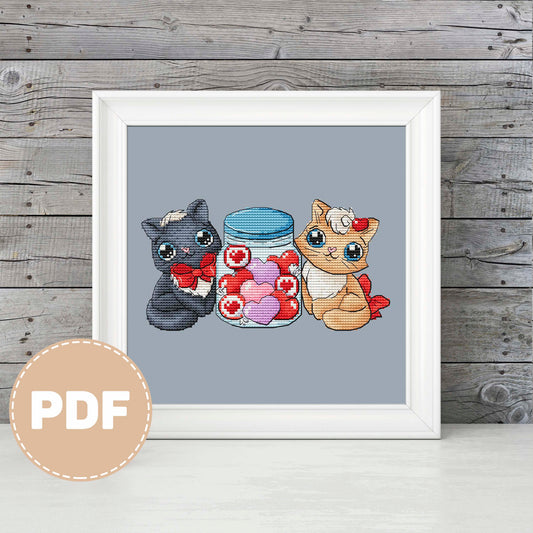 Jar of Sweets - PDF Cross Stitch Pattern