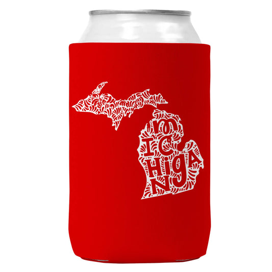 Michigan Can Coozie Cooler for 12oz Cans | State Koozie