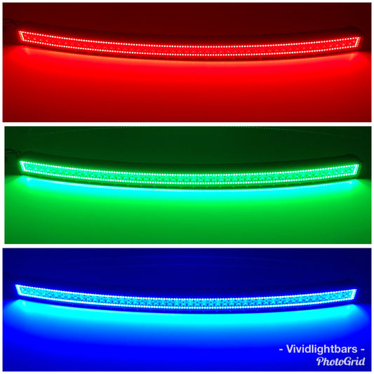 52'' RGB Halo Curved Light Bar
