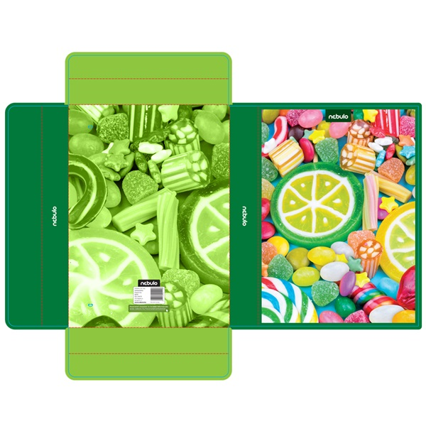 Nebulo Candy A4 hullámkarton füzetbox (HB-A4-CANDY)