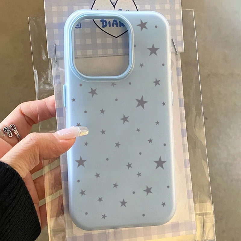 Adorable Star Candy Color Phone Case For POCO X7 Anti-drop Shell for Xiaomi Poco X5 X6 X7 5G M6 Pro 4G Shockproof Matte Cover
