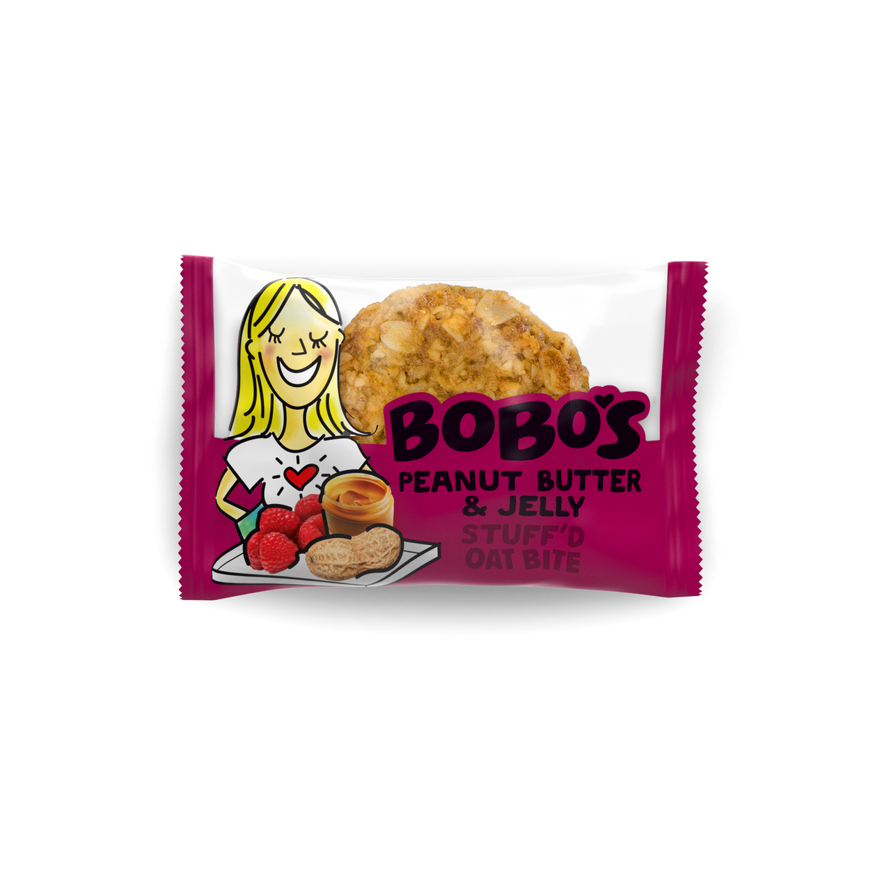 Bobo's Oat Bars Bites, Peanutbutter & Jelly (6x5x1.3 OZ)