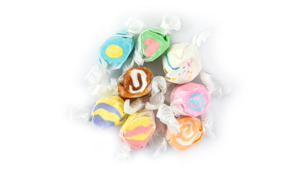 Fruit Flavored Taffy Candy - Individually Wrapped - 20 LB Box - Premium Candies & Gummies