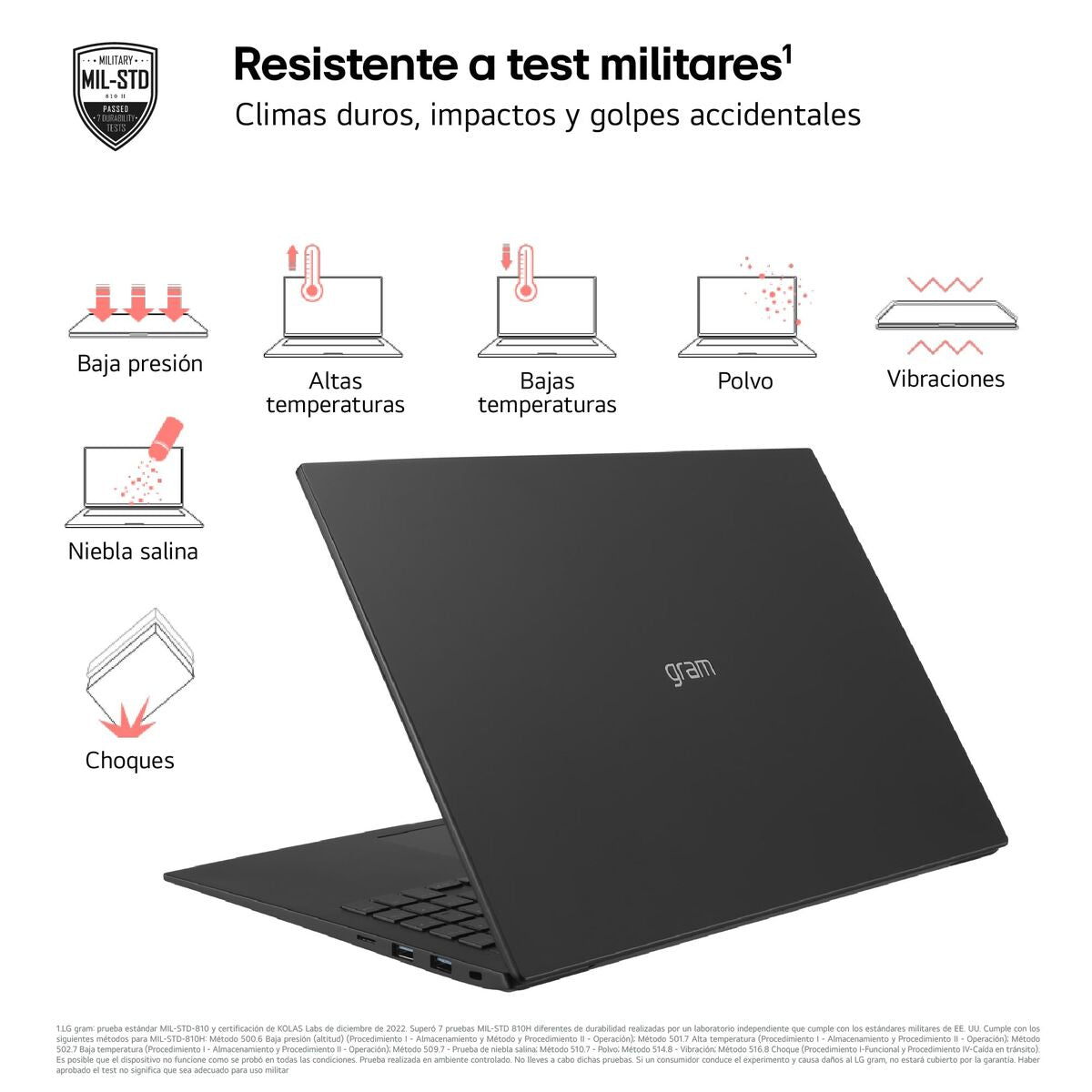 Laptop LG 16ZD90SP-A.AX78B 16" intel core ultra 7 32 GB RAM 1 TB SSD Spanish Qwerty