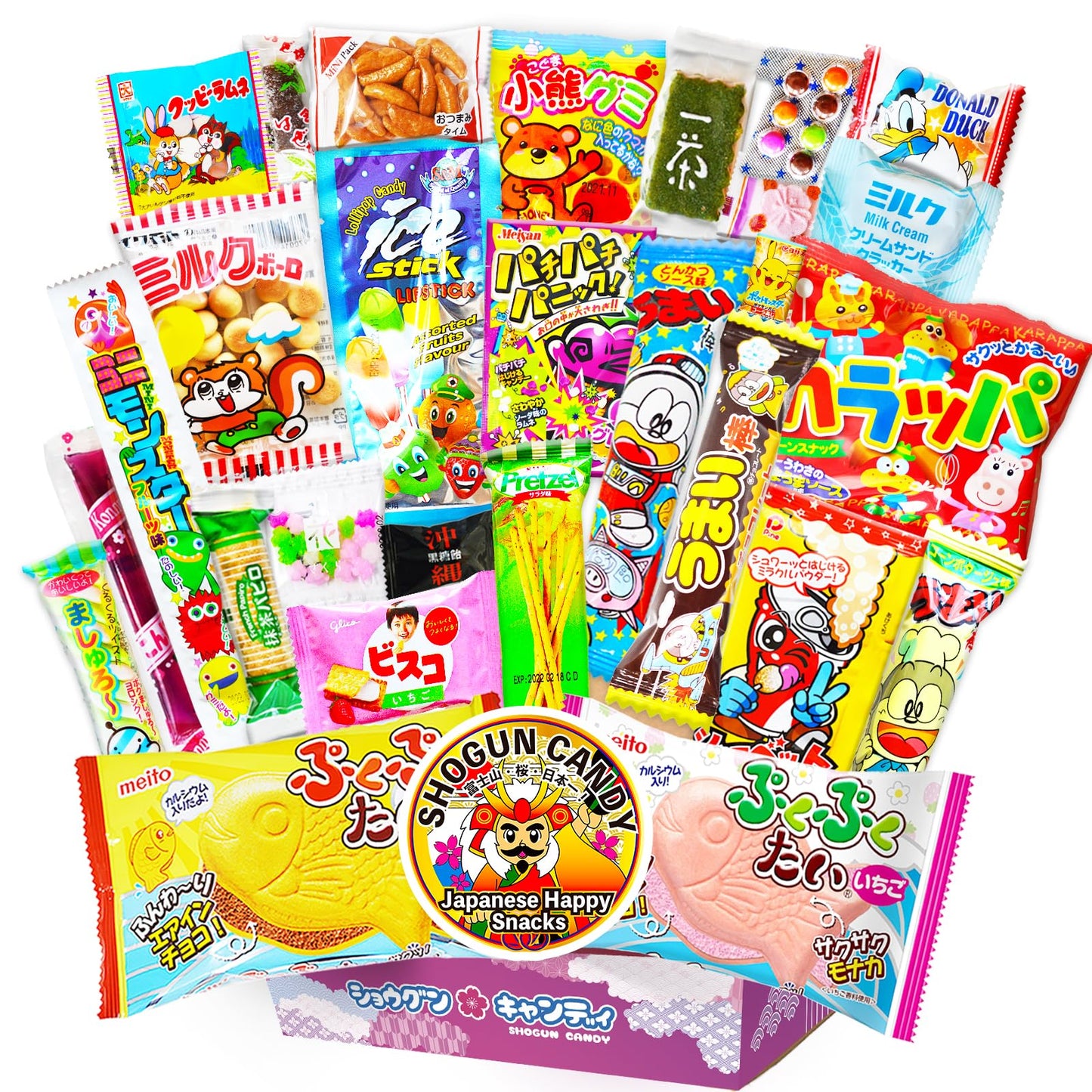 Shogun – Japanese Snacks & Candy – Variety Pack – 30 pcs - Canadian Distribution - Ships Free Within Canada on Orders Above CAD $199