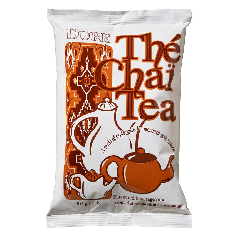 Dure Foods - Chai Tea Latte Mix - 6 x 907gr. bags per case - Ships Free Within Canada on Orders Above CAD $199