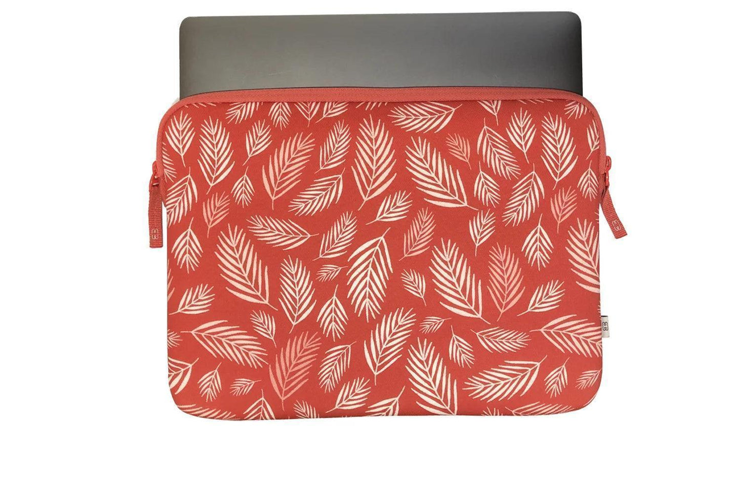 Housse pour MacBook Air/Pro 13″ - Pattern ²Life Botanic Rouge