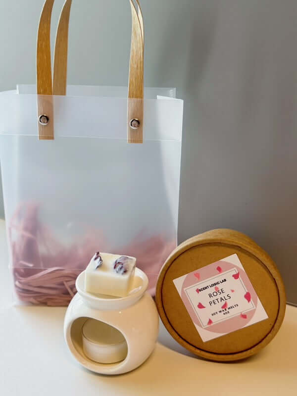 Rose Petal Wax Melter Gift Set