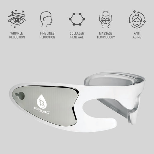 Pursonic LED Rejuvenation Duo: Eye Mask & 7-in-1 Light Therapy Device