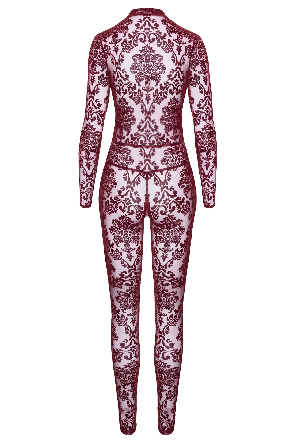 F382 Kink Royal Catsuit red - 3XL
