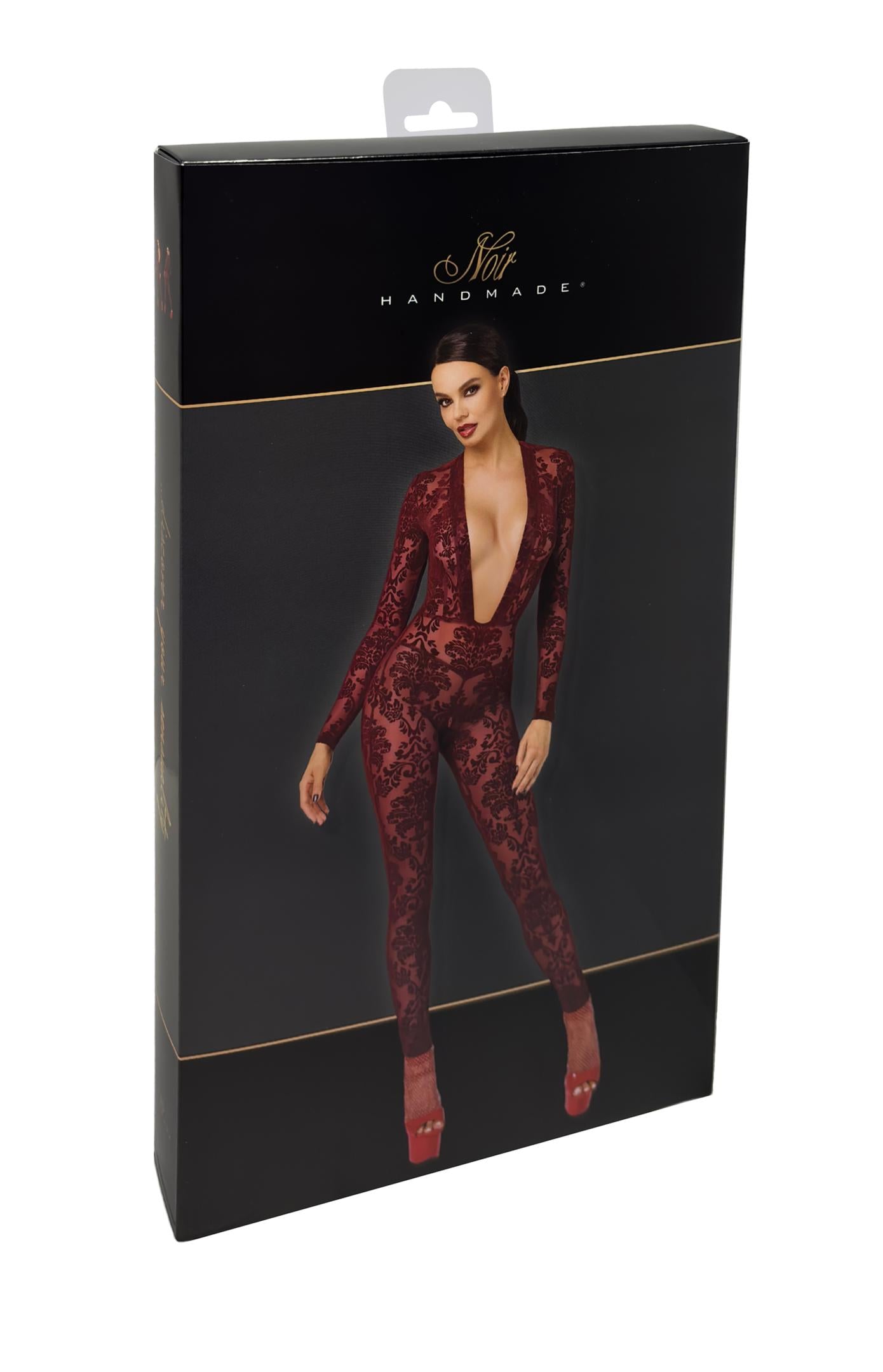 F382 Kink Royal Catsuit red - 3XL