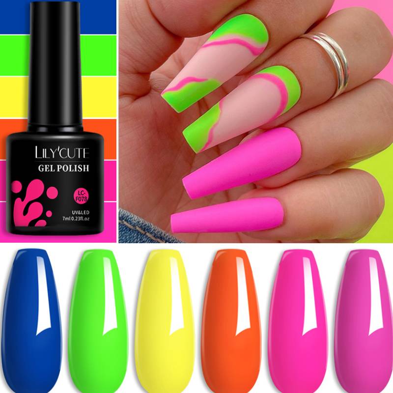 Summer Neon Gel Polish
