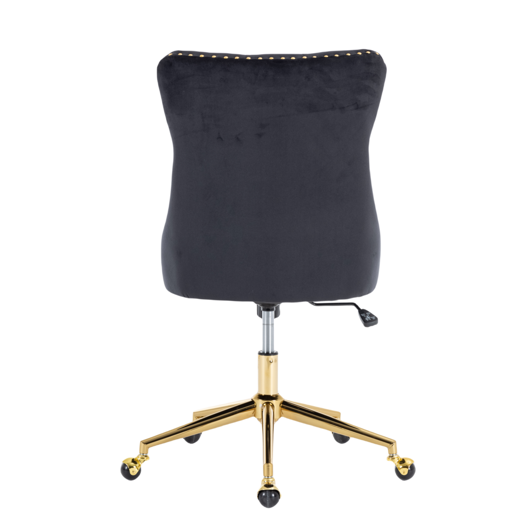 NNEDSZ Velvet Home Office Chair- Beige
