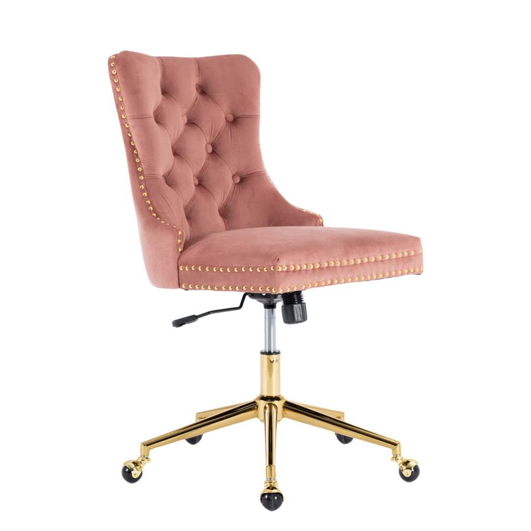 NNEDSZ Velvet Home Office Chair- Grey