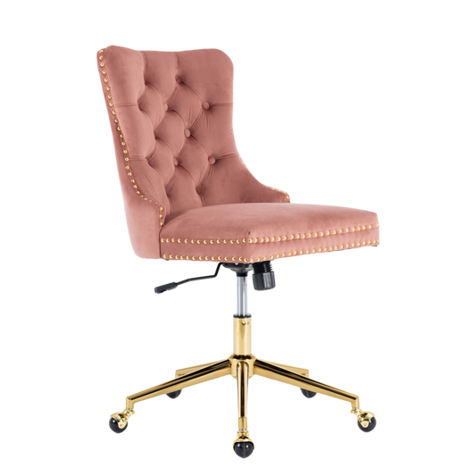 NNEDSZ Velvet Home Office Chair- Grey