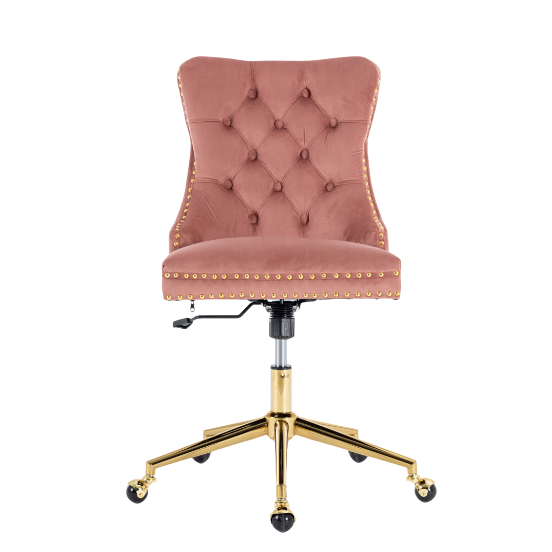 NNEDSZ Velvet Home Office Chair- Grey