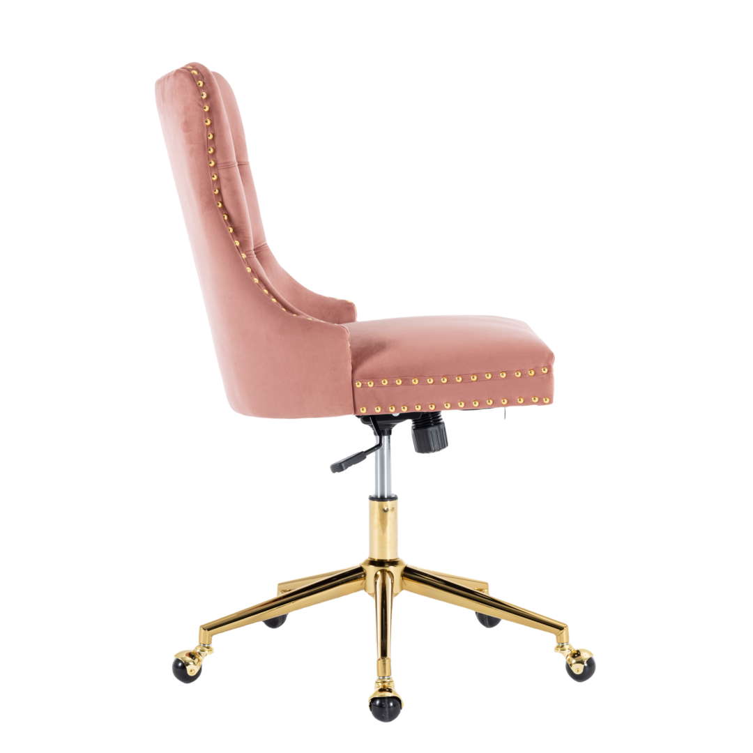 NNEDSZ Velvet Home Office Chair- Grey