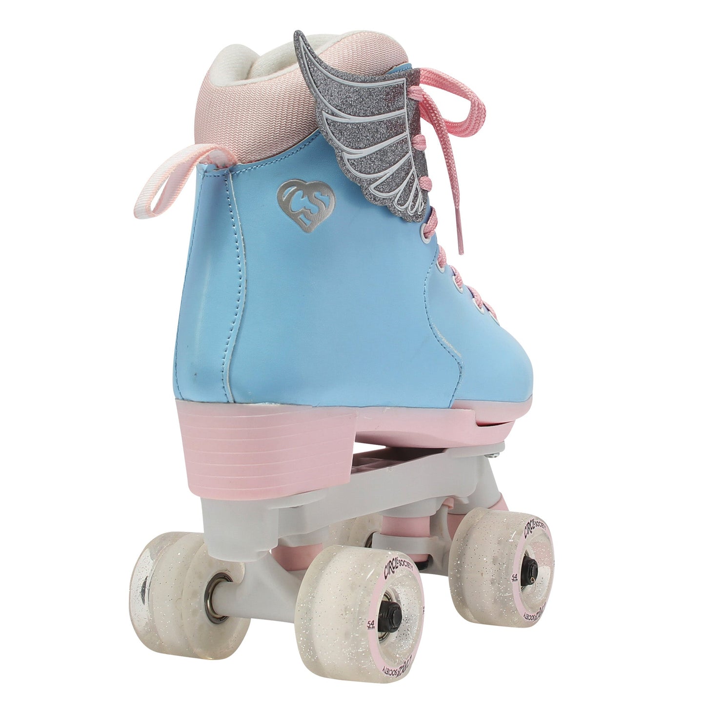 NNEDSZ Circle Society Adjustable Kids Quad Roller Skates In Cotton Candy