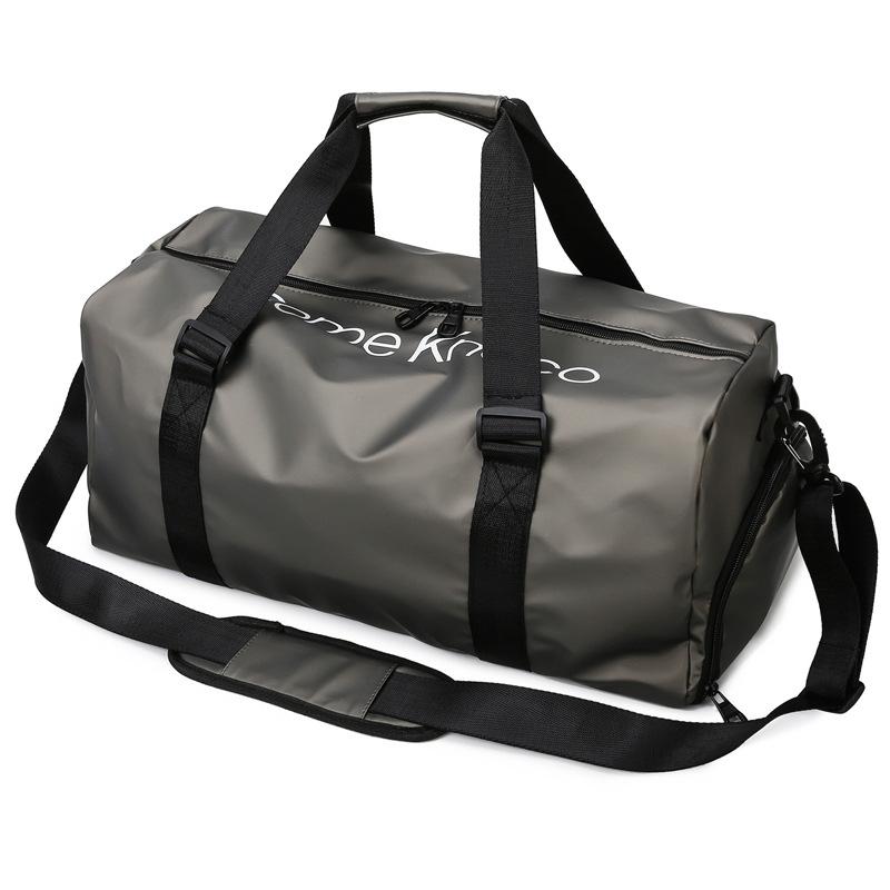 NNEDSZ Waterproof Gym Bag - Compact and Durable - Grey