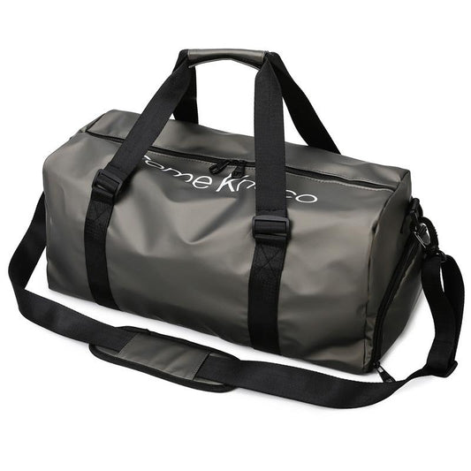 NNEDSZ Waterproof Gym Bag - Compact and Durable - Grey