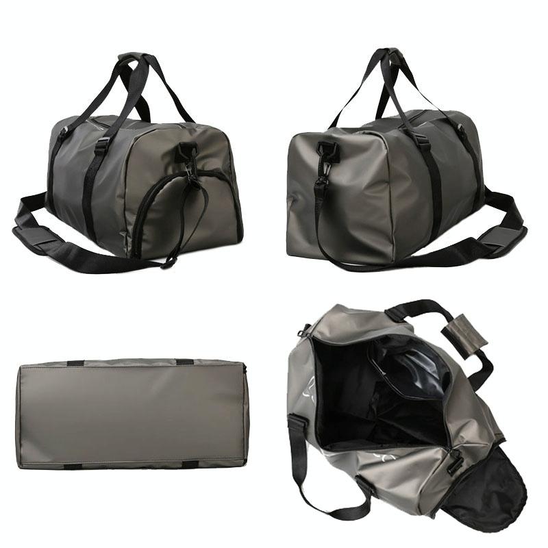 NNEDSZ Waterproof Gym Bag - Compact and Durable - Grey