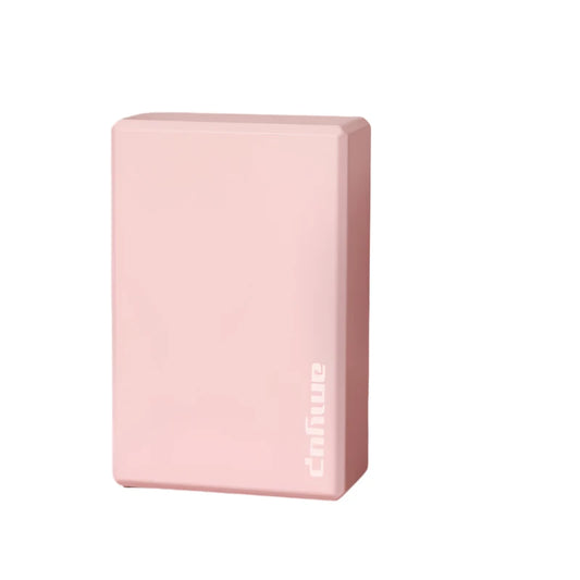 Yoga Bolster Cushion & Gym Block Set (Pink)