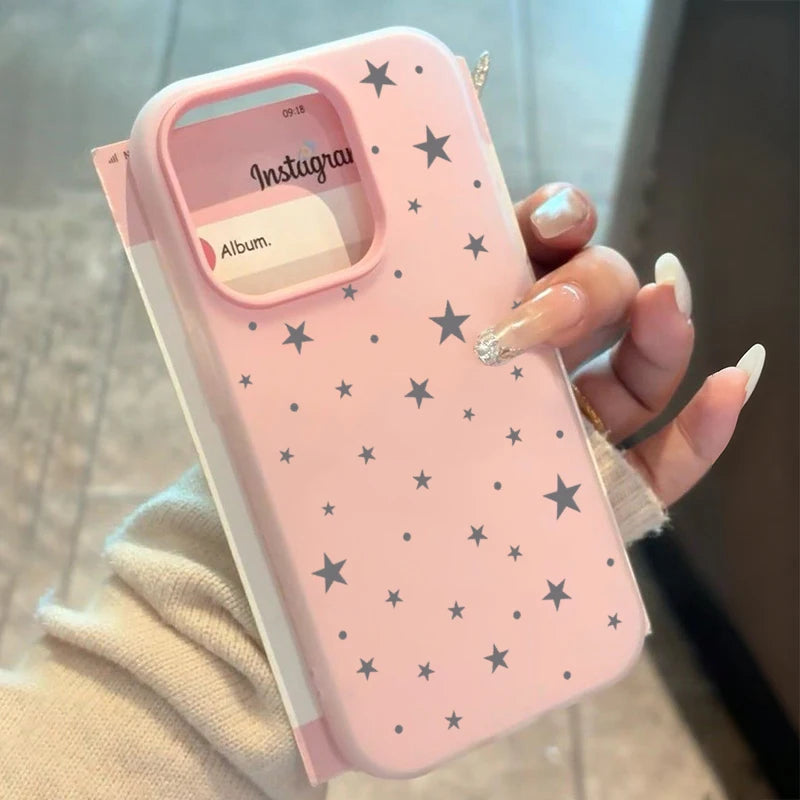 Adorable Star Candy Color Phone Case For POCO X7 Anti-drop Shell for Xiaomi Poco X5 X6 X7 5G M6 Pro 4G Shockproof Matte Cover