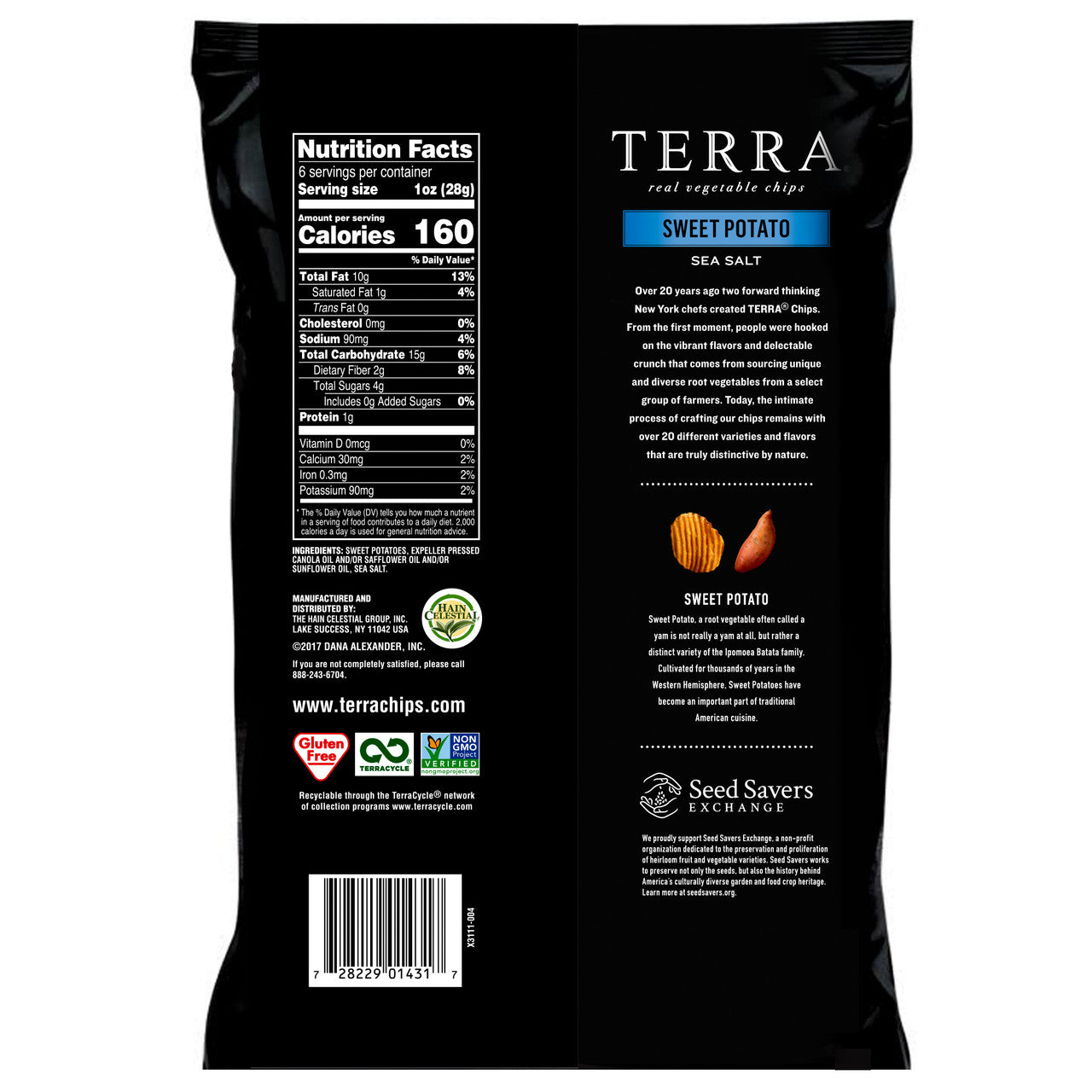 Terra Chips Sea Salt Terra Sweets (12x6 Oz)