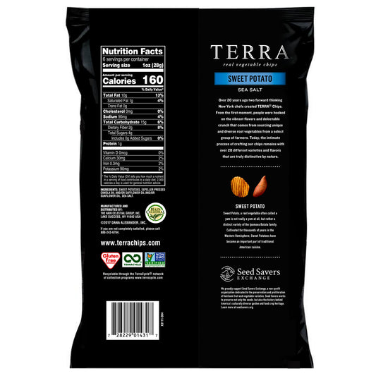 Terra Chips Sea Salt Terra Sweets (12x6 Oz)