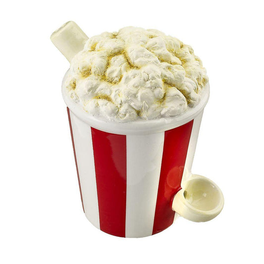 Ceramic Popcorn Shaped Pipe -  (1 Count)-0