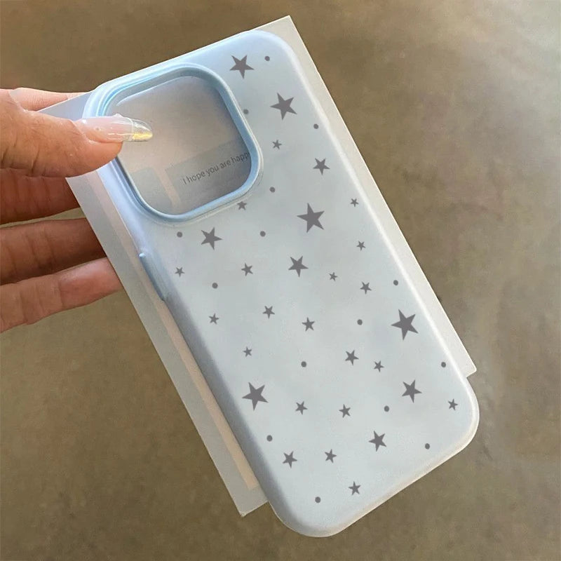 Adorable Star Candy Color Phone Case For POCO X7 Anti-drop Shell for Xiaomi Poco X5 X6 X7 5G M6 Pro 4G Shockproof Matte Cover