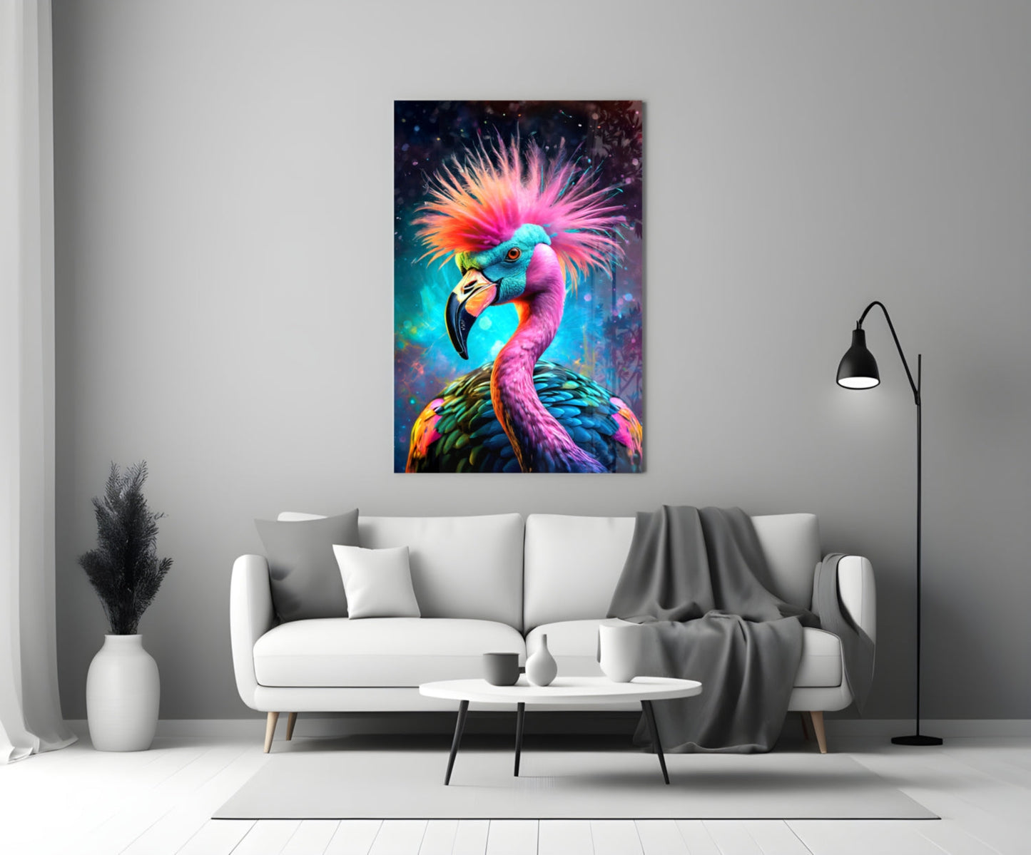 Neon Animals Glass Wall Art Bundle