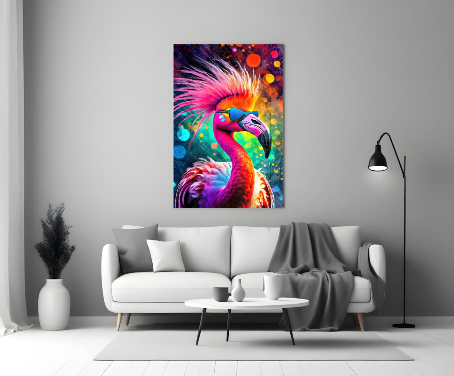 Neon Animals Glass Wall Art Bundle