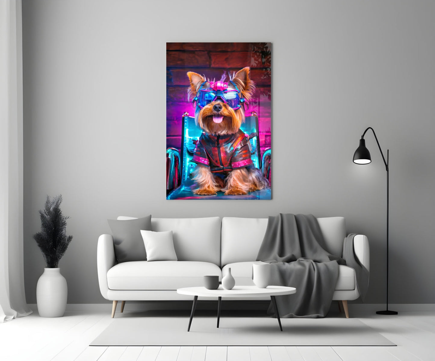 Neon Animals Glass Wall Art Bundle