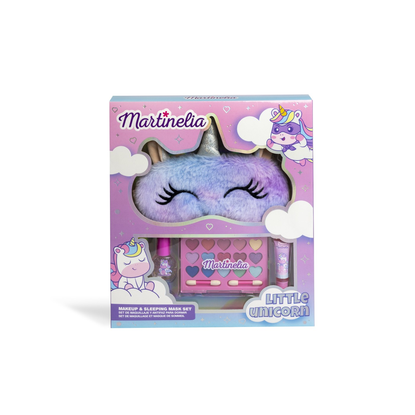 MARTINELIA LITTLE UNICORN BEAUTY SET WITH SLEEPING MASK (Mar12024)