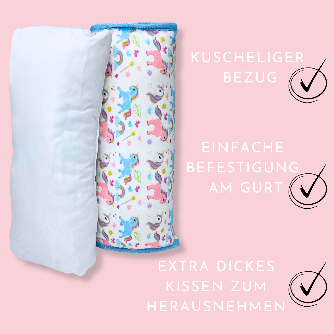Car Sleep Pillow Unicorn