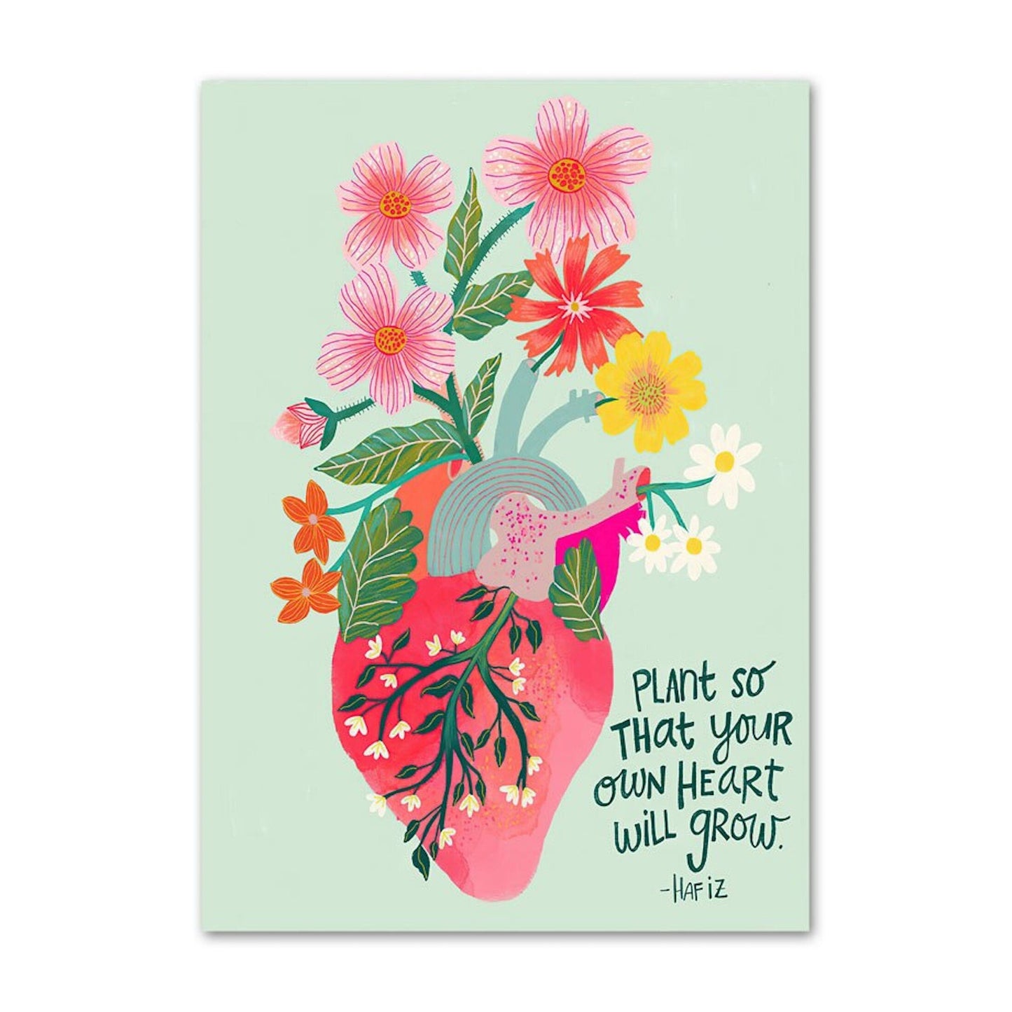 Poster Kinderzimmer Bilder Bunt und Fröhlich Schmetterlinge Sonne Taube Blumenkranz als Deko Print ohne Rahmen