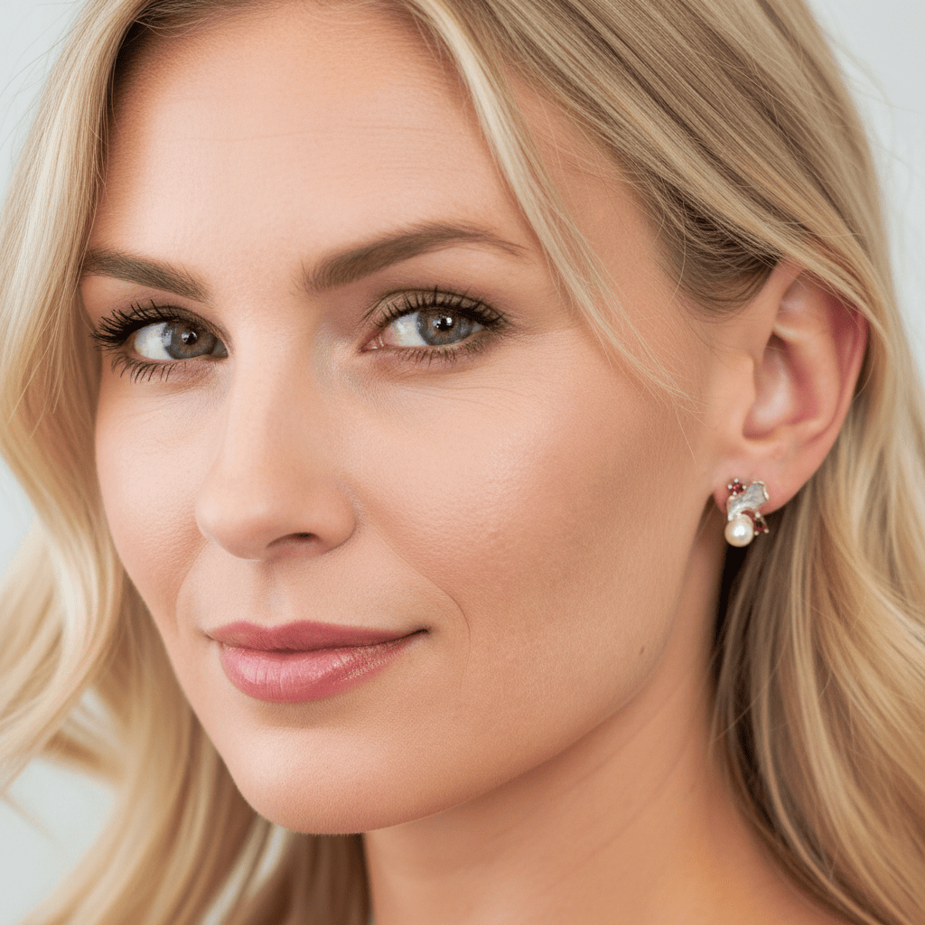 Earrings Fiamma - Sterling Silver Flame Design Earrings