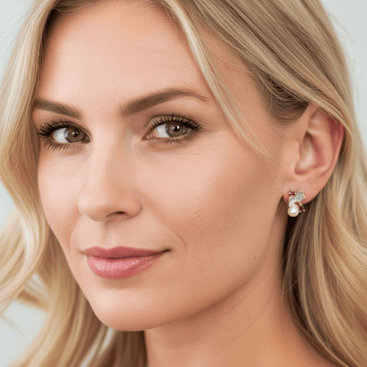 Earrings Fiamma - Sterling Silver Flame Design Earrings