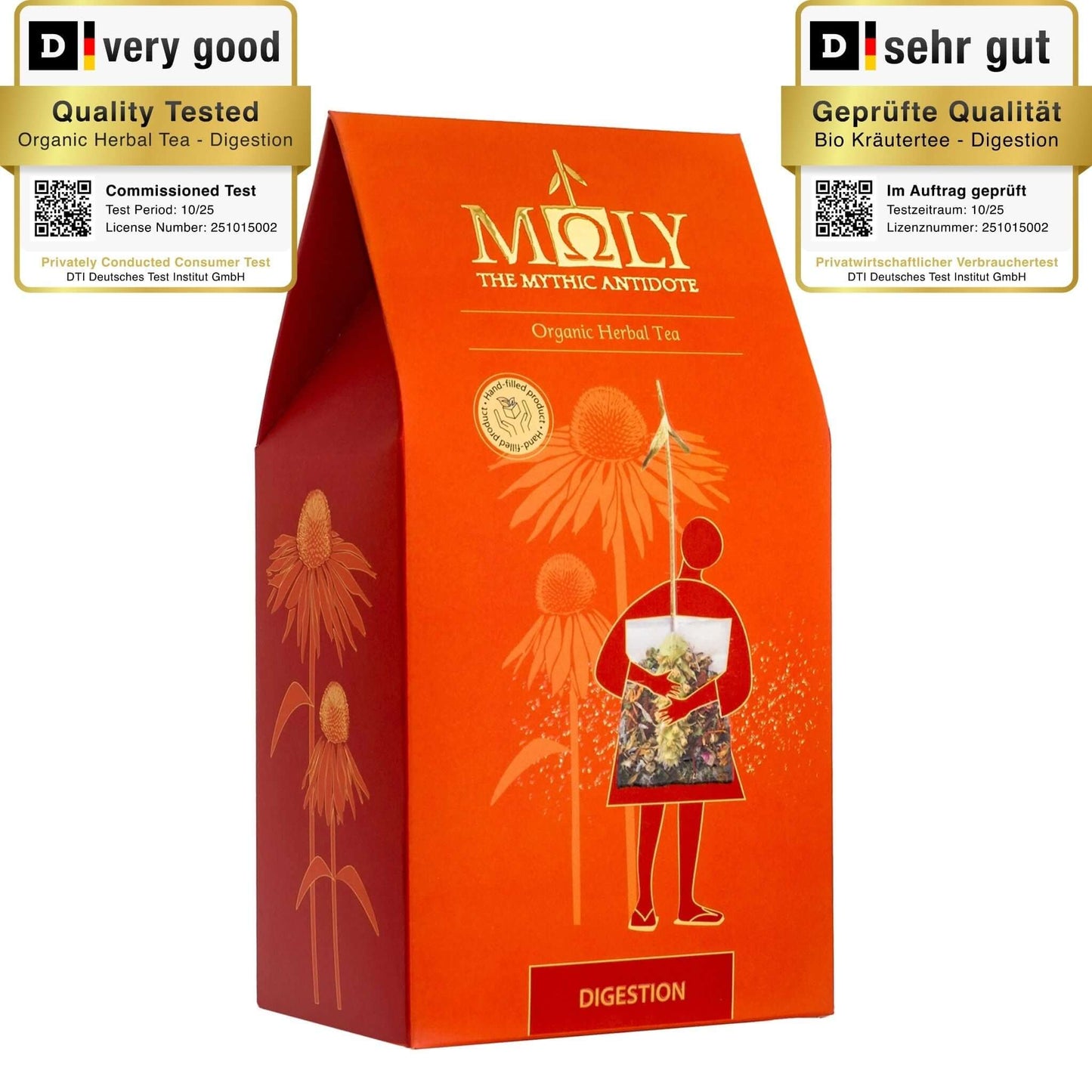 Digestion Bio–Aromatischer Kräutertee aus ausgewählten Pflanzen |MOLY