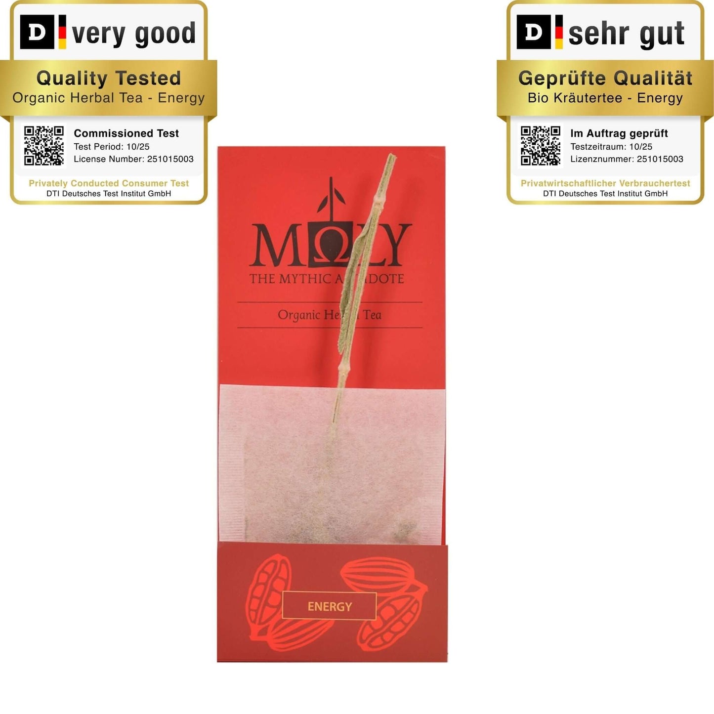 Energy Bio – Aromatic Organic Herbal Tea Blend | MOLY